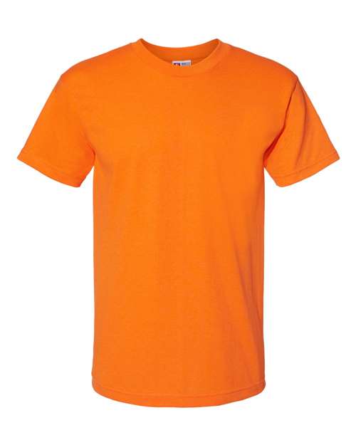 Bayside Unisex USA-Made 50/50 T-Shirt - Safety Orange
