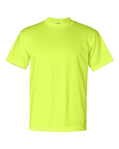 Bayside Unisex USA-Made 50/50 T-Shirt - Safety Green