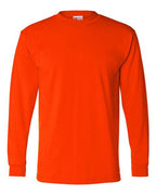 Bayside Men's USA-Made 50/50 Long Sleeve T-Shirt - Safety Orange