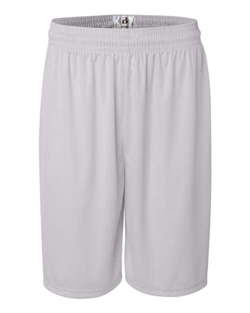 Badger Men's B-Core 9" Shorts (Part 2 of 2) - White