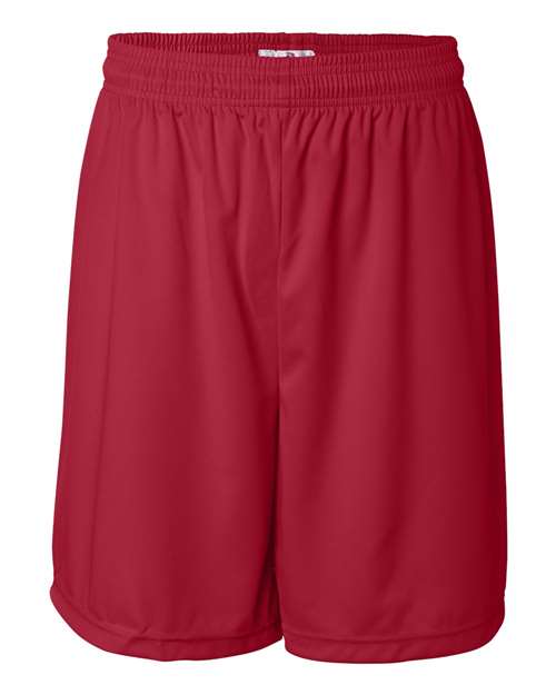 Badger Men's B-Core 7" Shorts (Part 2 of 2) - Red
