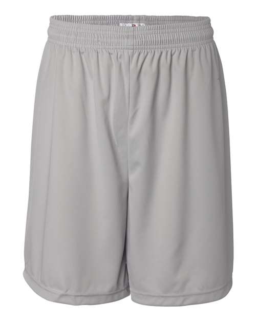 Badger Men's B-Core 7" Shorts (Part 2 of 2) - Silver