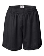 Badger Women's Pro Mesh 5" Solid Liner Shorts - Black
