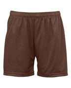 Badger Women's Pro Mesh 5" Solid Liner Shorts - Brown