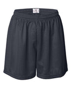 Badger Women's Pro Mesh 5" Solid Liner Shorts - Navy