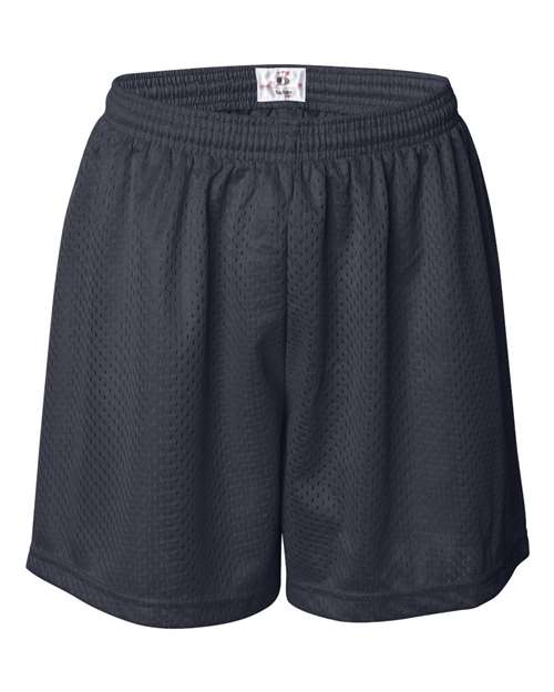 Badger Women's Pro Mesh 5" Solid Liner Shorts - Navy