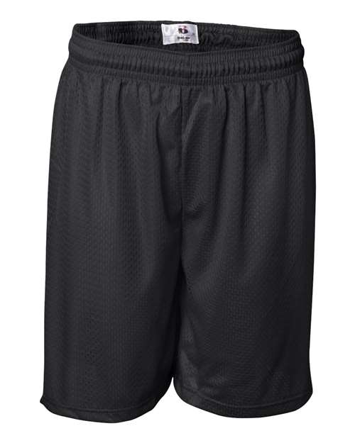 Badger Men's Pro Mesh 7" Shorts (Part 1 of 2) - Black