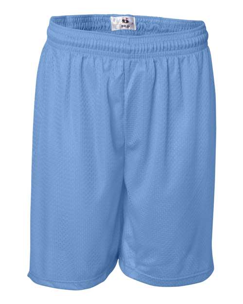 Badger Men's Pro Mesh 7" Shorts (Part 1 of 2) - Columbia Blue 