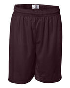 Badger Men's Pro Mesh 7" Shorts (Part 1 of 2) - Maroon