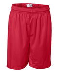 Badger Men's Pro Mesh 7" Shorts (Part 2 of 2) - Red