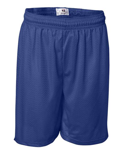 Badger Men's Pro Mesh 7" Shorts (Part 2 of 2) - Royal