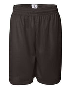 Badger Men's Pro Mesh 9" Shorts (Part 1 of 2) - Brown