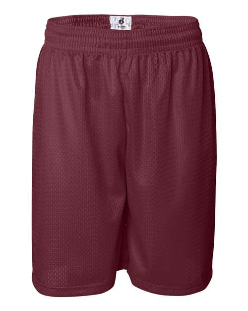 Badger Men's Pro Mesh 9" Shorts (Part 1 of 2) - Cardinal