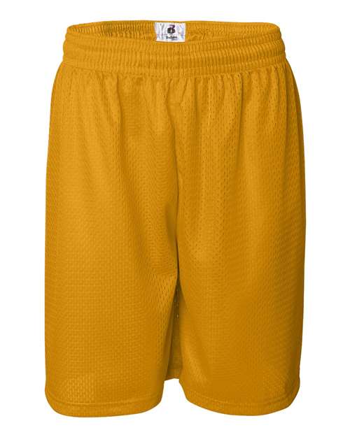 Badger Men's Pro Mesh 9" Shorts (Part 1 of 2) - Gold