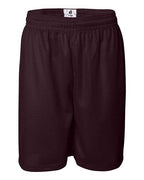 Badger Men's Pro Mesh 9" Shorts (Part 1 of 2) - Maroon
