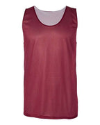 Badger Men's Pro Mesh Reversible Tank Top - Cardinal/ White