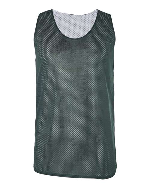 Badger Men's Pro Mesh Reversible Tank Top - Forest/ White
