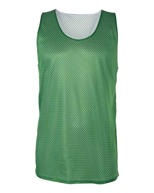 Badger Men's Pro Mesh Reversible Tank Top - Kelly/ White