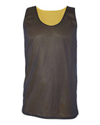 Badger Men's Pro Mesh Reversible Tank Top - Navy/ Gold