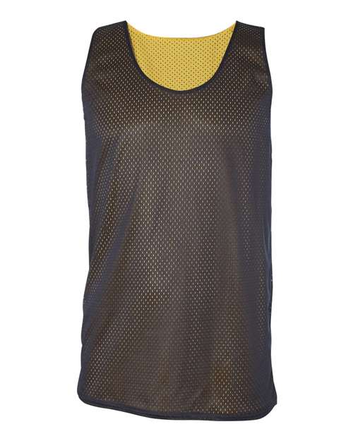 Badger Men's Pro Mesh Reversible Tank Top - Navy/ Gold