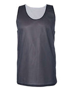 Badger Men's Pro Mesh Reversible Tank Top - Navy/ White