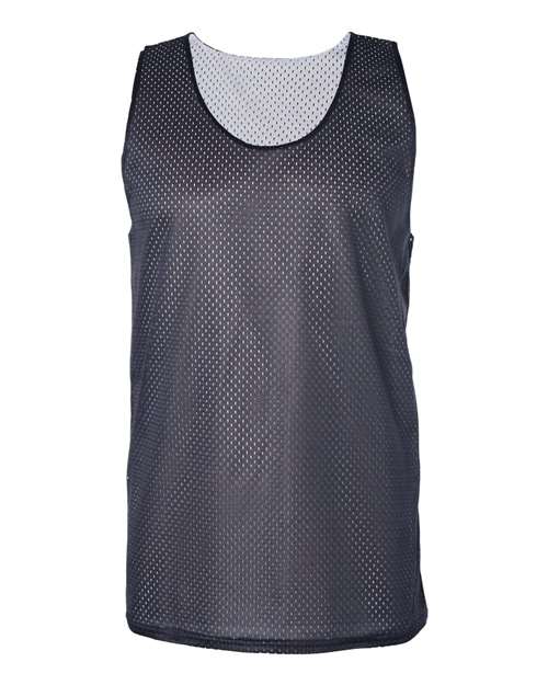 Badger Men's Pro Mesh Reversible Tank Top - Navy/ White
