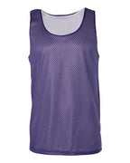 Badger Men's Pro Mesh Reversible Tank Top - Purple/ White
