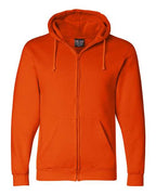 Bayside Unisex USA-Made Full-Zip Hooded Sweatshirt - Bright Orange