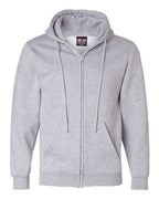 Bayside Unisex USA-Made Full-Zip Hooded Sweatshirt - Dark Ash