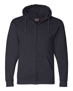 Bayside Unisex USA-Made Full-Zip Hooded Sweatshirt - Navy