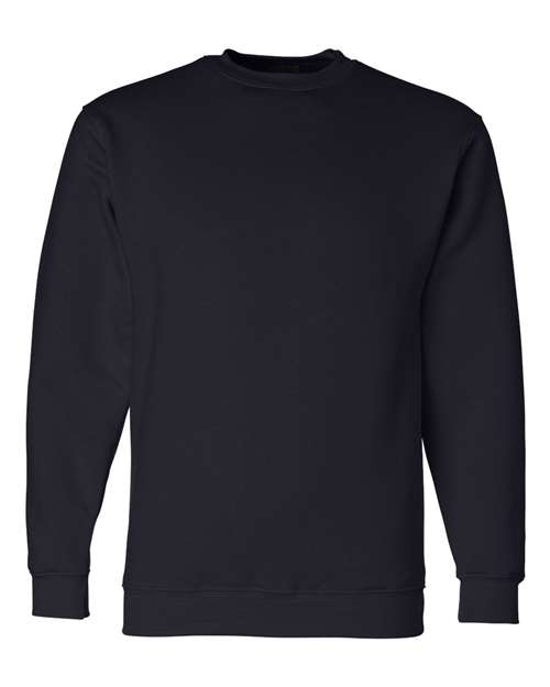 Bayside Unisex USA-Made Crewneck Sweatshirt (Part 1 of 2) - Navy