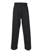 Badger Men's Open-Bottom Sweatpants - Charcoal