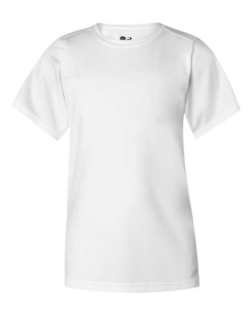 Badger Youth B-Core T-Shirt (Part 2 of 2) - White