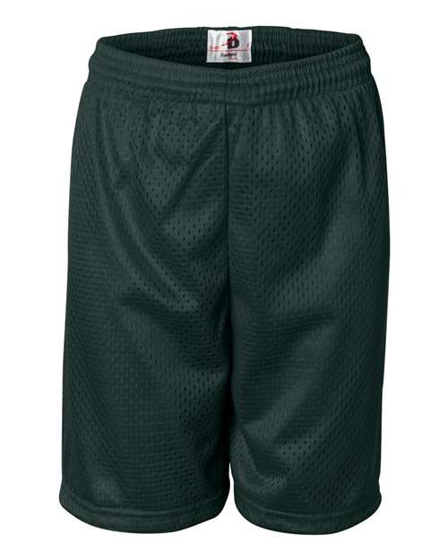 Badger Youth Pro Mesh 6" Shorts - Forest