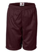 Badger Youth Pro Mesh 6" Shorts - Maroon