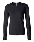 BELLA + CANVAS Women’s Jersey Long Sleeve Tee - Black