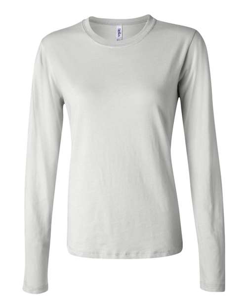 BELLA + CANVAS Women’s Jersey Long Sleeve Tee - White