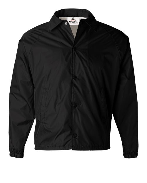 Augusta Sportswear Men's Coach's Jacket (Part 1 of 2) - Black