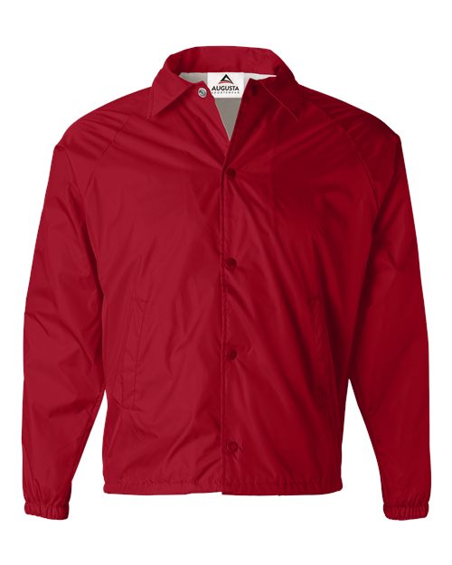 Augusta Sportswear Men's Coach's Jacket (Part 1 of 2) - Red