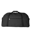 Augusta Sportswear Large Ripstop Duffel Bag - Black/ Black