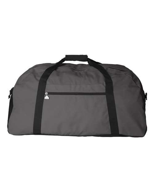 Augusta Sportswear Large Ripstop Duffel Bag - Graphite/ Black