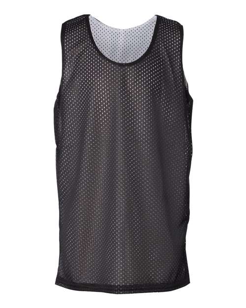 Badger Youth Pro Mesh Reversible Tank Top - Black/ White