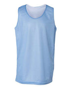 Badger Youth Pro Mesh Reversible Tank Top - Columbia Blue/ White