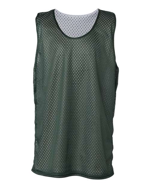 Badger Youth Pro Mesh Reversible Tank Top - Forest/ White