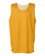 Badger Youth Pro Mesh Reversible Tank Top - Gold/ White