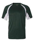 Badger Men's B-Core Hook T-Shirt (Part 1 of 2) - Forest/ White