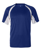 Badger Men's B-Core Hook T-Shirt (Part 2 of 2) - Royal/ White