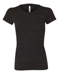 BELLA + CANVAS Women's Triblend Tee - Charcoal Black Triblend