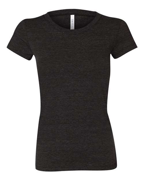 BELLA + CANVAS Women's Triblend Tee - Charcoal Black Triblend