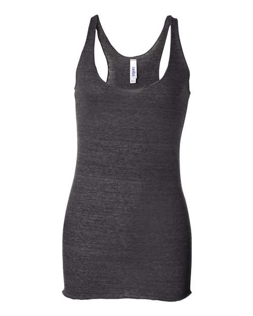 BELLA + CANVAS Women's Triblend Racerback Tank - Charcoal Black Triblend